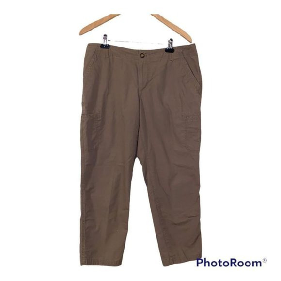Eddie Bauer khaki cargo ripstop pants - Picture 1 of 6